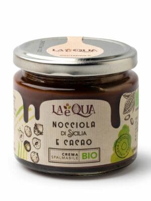 Crema bio di nocciola e cacao vegana