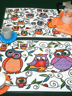 Tovaglietta Americana I Gufetti