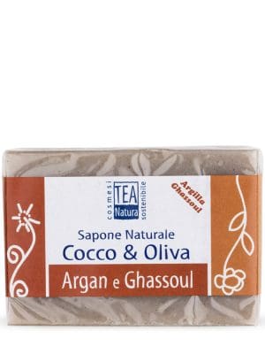 Sapone naturale all'argilla Ghassoul e olio di Argan - 100 gr