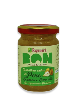 Confettura di pere, zenzero e cannella - 156 gr
