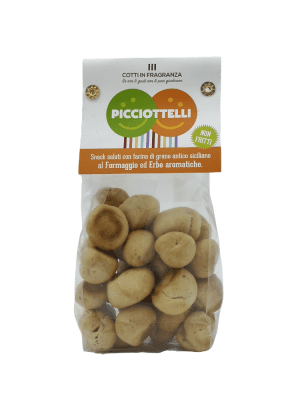 PICCIOTTELLI Snack salato al Formaggio e Erbe Aromatiche - 150 gr