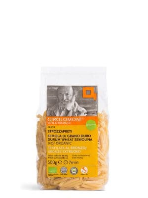 Strozzapreti di Grano Duro Bio Trafilati al Bronzo - 500 gr
