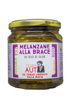 Melanzane alla brace sott'olio - 280 gr